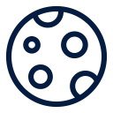 astronaut, astronomy, moon, science, space svg vector icon