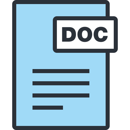 Doc svg vector icon