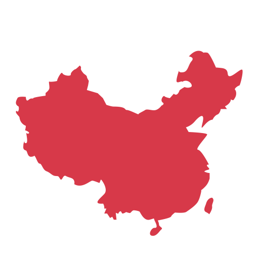 Map Of China svg vector icon