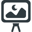 creative, gallery, media, multimedia, painting, showcase, works svg vector icon