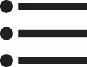 list, unordered svg vector icon