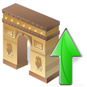 arcodeltriunfo,arcodeltriunfo up,up,ascend,rise,ascending,upload,increase icon