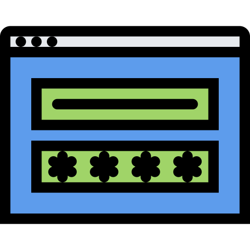 Password svg vector icon