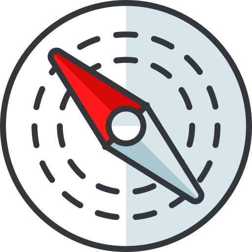 Compass svg vector icon
