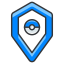 articuro, game, go, play, pokeball, pokemon svg vector icon