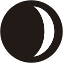 forecast, moon, weather svg vector icon