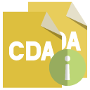 file,format,cda,info icon