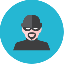 burglar svg vector icon