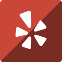 gloss, media, social, square, yelp svg vector icon