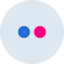 flickr, media, photo, photography, share, social, yumminky svg vector icon