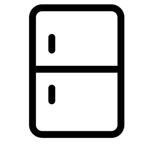 Refrigerator svg vector icon