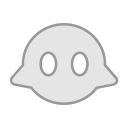 android, bot, ghost, light, mag, round, virus svg vector icon