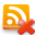 delete, rss icon