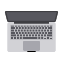 apple, computer, device, laptop, macbook, macos, notebook svg vector icon