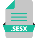 adobe audition, adobe file extensions, document, extension , file, file format, sesx svg vector icon