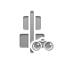 align,vertical,center,binoculars icon