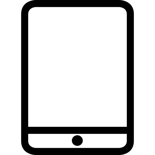 Tablet svg vector icon
