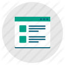blog, browser, internet, online, website, wordpress icon