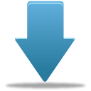 down,descend,download,fall,decrease,descending icon