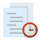 curriculum,clock icon