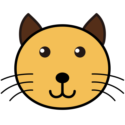 Cat svg vector icon