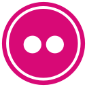 flickr, image, media, multimedia, photography, picture, share svg vector icon