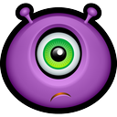 alien, avatar, halloween, monster, monsters, sad icon