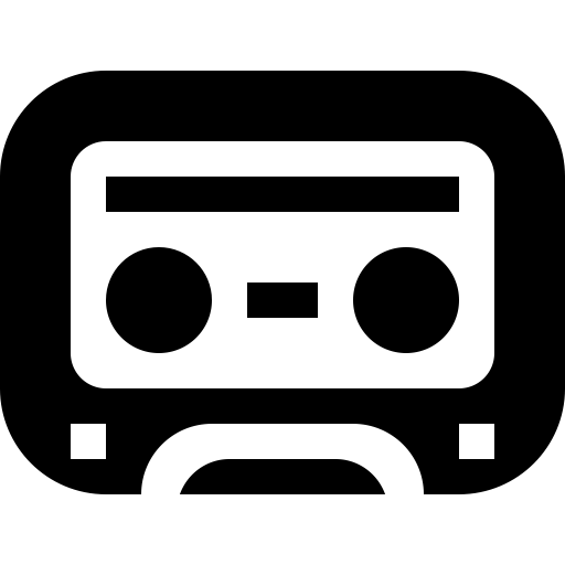 Cassette svg vector icon