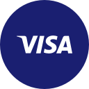 circle, payment, round , visa svg vector icon