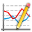 edit, linechart icon