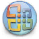 office,orb,blue icon