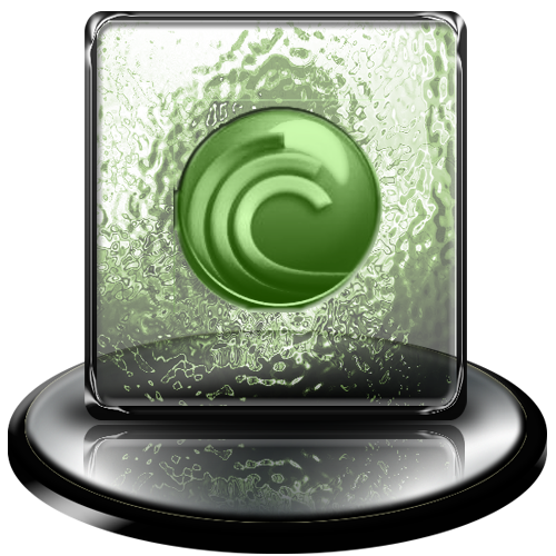 classic,green,bit,torrent icon