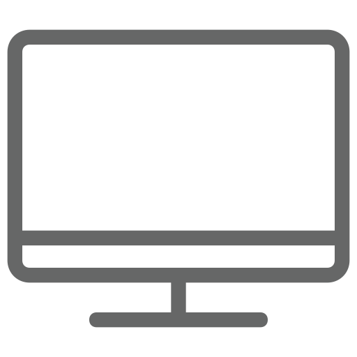 Computer svg vector icon