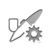 airbrush,gear icon