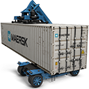 maersk,crane,caterpillar,construction icon