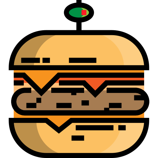 Hamburger svg vector icon
