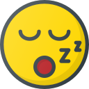 emoji, emote, emot, emot, snoring svg vector icon