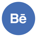behance, social svg vector icon