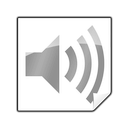 clipping, sound icon