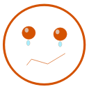 cry, tears, weeping svg vector icon