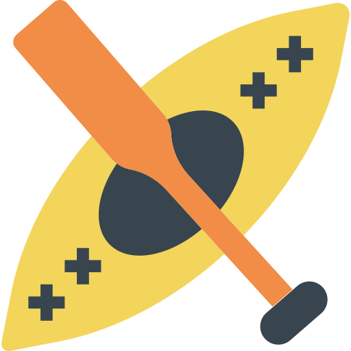 Kayak svg vector icon