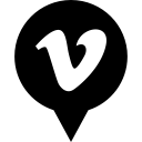 logo, media, social, vimeo svg vector icon