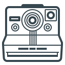 camera, device, image, photography, photos, polaroid svg vector icon