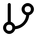 branch, git svg vector icon