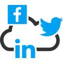 facebook, group, linkedin, meeting, mobile, social networks, twitter svg vector icon
