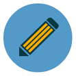 art, drawing, edit, modify, pencil, text, write icon