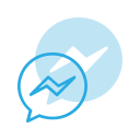 facebook, logo, media, messenger, social svg vector icon