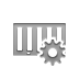send,container,gear icon