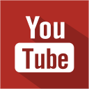 social,media,flat,shadow,set,youtube icon