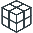 cube, geek, magic, rubics, toy svg vector icon